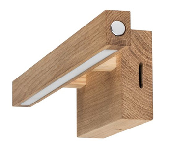 Kinkiet SMALL LED dąb drewniany