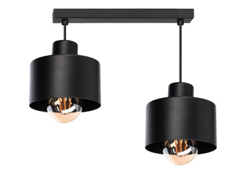 Lampa wisząca LOFT 2 czarna