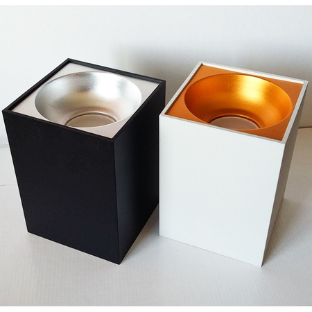 Lampa sufitowa TUBA 1 biało-złota