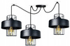 Lampa wisząca PAJĄK LOFT PRESTIGE 3 czarna