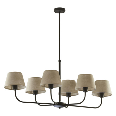 CHICAGO LINEN LAMPA SUFITOWA 6 PŁ