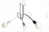 Lampa sufitowa EDISON 3 czarna mix