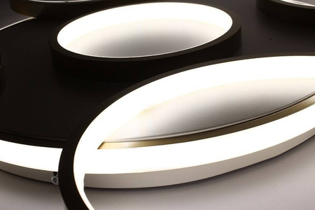 LAMPA DEKORACYJNA SUFIT 102W ZŁOTA + PILOT DL-F05