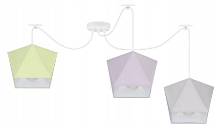 Lampa wisząca PAJĄK DIAMENCIK 3 różne kolory