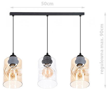 Lampa wisząca LOFT SZKŁO 3