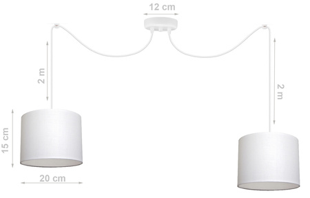 Lampa wisząca PAJĄK ABAŻUR 2