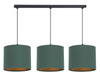 Lampa wisząca GOLD 3 zielona