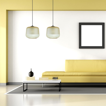 PRINCE LAMPA WISZĄCA 1 PŁ BURSZTYN/MAT