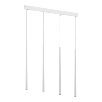 PIANO WHITE LAMPA WISZĄCA 4 PŁ