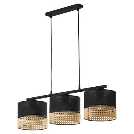 PAGLIA BLACK LAMPA WISZĄCA 3 PŁ