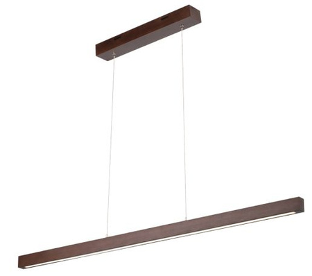 Lampa wisząca SMALL 1 LED 100 orzech drewniana