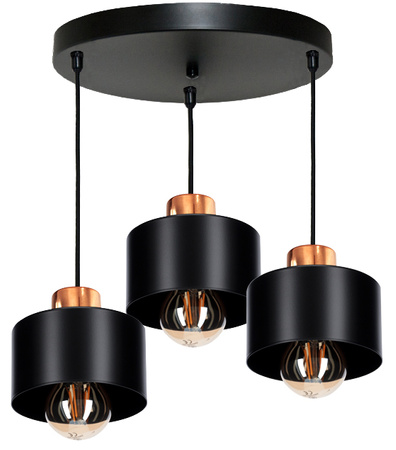 Lampa wisząca LOFT 3 COPPER