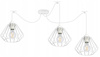 Lampa wisząca Pająk WIRE 3 biały