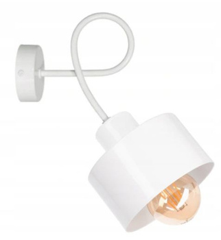 Kinkiet LOFT 1 biały