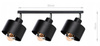 Lampa sufitowa LOFT 3 biała listwa