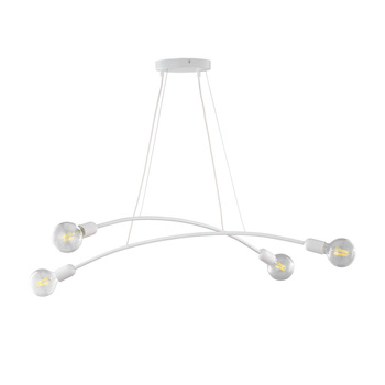 HELIX WHITE LAMPA WISZĄCA 4 PŁ