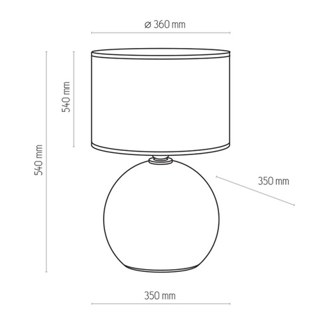 PALLA WHITE LAMPKA NOCNA 1 PŁ