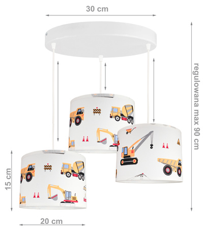Lampa wisząca KOPARKI 3