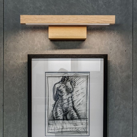 Kinkiet SMALL LED dąb drewniany