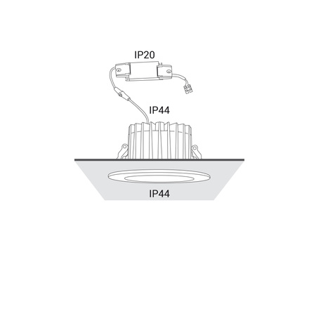 CL KEA LED 40W 3000K IP44