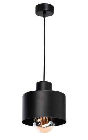 Lampa wisząca LOFT 1 czarna