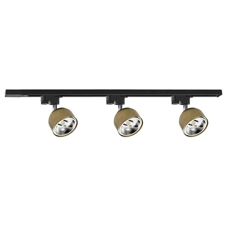 TRACER BLACK/GOLD 3 PŁ GU10 AR111 - KOMPLET