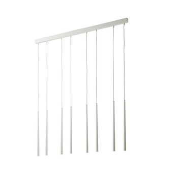 PIANO WHITE LAMPA WISZĄCA 8 PŁ