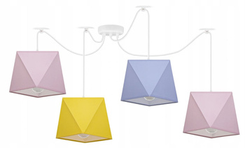 Lampa wisząca PAJĄK DIAMENCIK 4 różne kolory