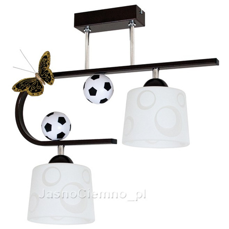 Lampa sufitowa FOOTBALL 2 wenge