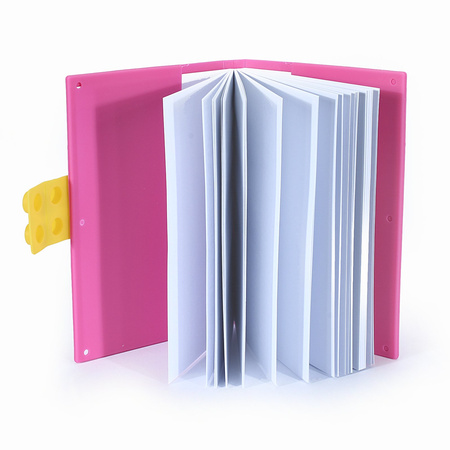 KLOCKOWY NOTES JASNY RÓŻ