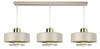 Lampa wisząca LOFT SPIRO 3 beż-złoty
