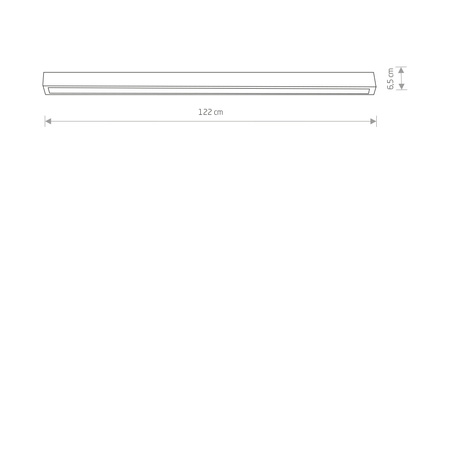 STRAIGHT CEILING LED L