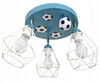 Lampa sufitowa MUNDIAL 3 DIAMOND niebiesko-biała