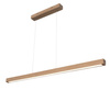 Lampa wisząca SMALL 2 LED 120 dąb drewniana