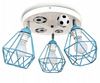 Lampa sufitowa MUNDIAL 3 DIAMOND biało-niebieska