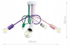 Lampa sufitowa EDISON 5 multicolor