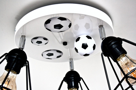 Lampa sufitowa MUNDIAL 3 DIAMOND czarna