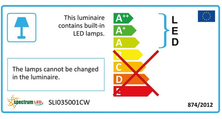 ALGINE LED 24V 5W IP20 CW SUFITOWE