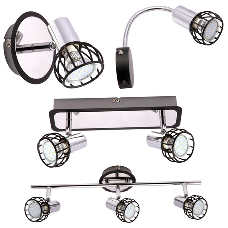 Lampa sufitowa LEDO 2 czarna