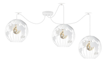 Lampa wisząca PAJĄK GLOBUS 3