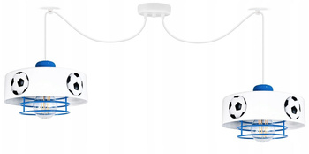 Lampa wisząca PAJĄK MUNDIAL SPIRO 2 niebieska