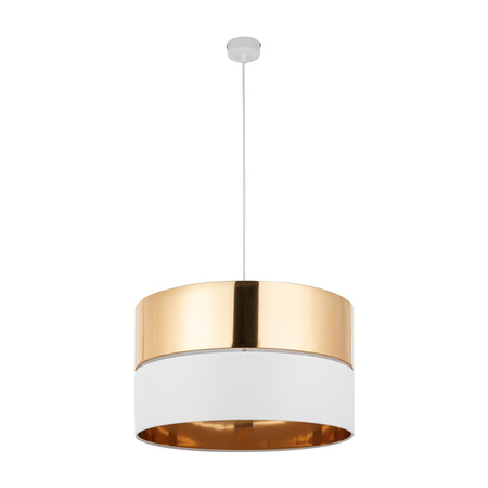 HILTON WHITE/GOLD LAMPA WISZĄCA 1 PŁ