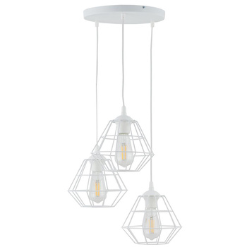 DIAMOND NEW WHITE LAMPA WISZĄCA 3 PL