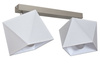 Lampa sufitowa ABAŻUR 3D biały 2pł.