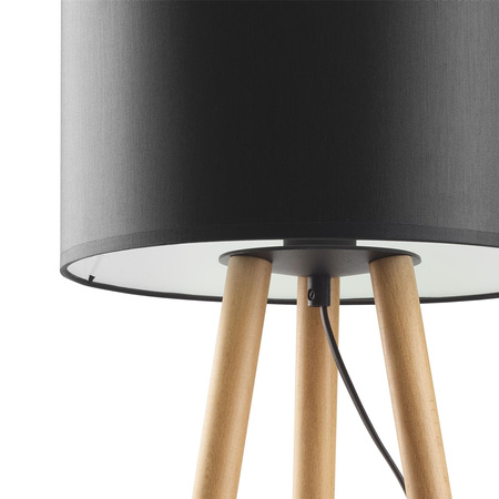 TOKYO LAMPKA NOCNA 1 PŁ SOSNA/CZARNY