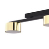 DALLAS GOLD/BLACK LAMPA SUFITOWA 3 PŁ