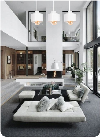 Lampa sufitowa LOFT 1 biały