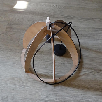 SPECTRA BLACK/WHITE LAMPA SUFITOWA 2 PŁ