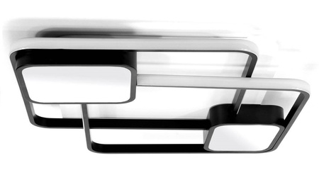 LAMPA DEKORACYJNA SUFIT CZARNA 80W + PILOT DL-F03