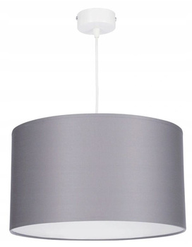 Lampa wisząca ABAŻUR SZARY 1